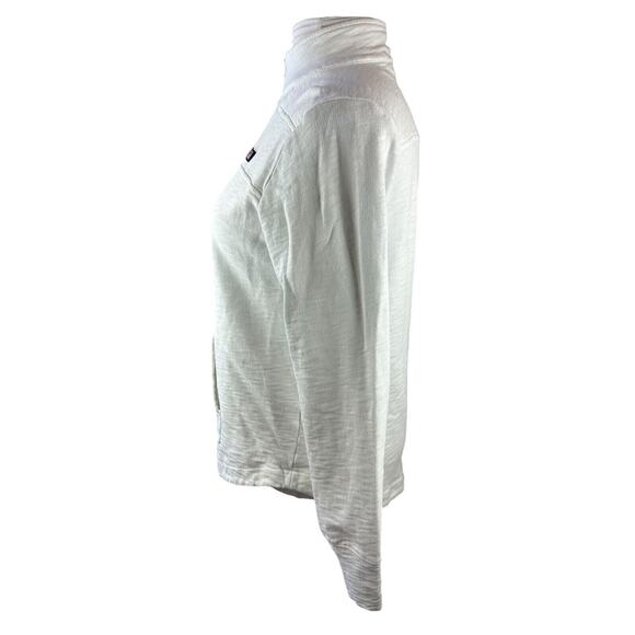 Vineyard Vines Garment Dyed Relaxed Slub Shep Shirt 1/4 Zip Pullover White M - Picture 7 of 16